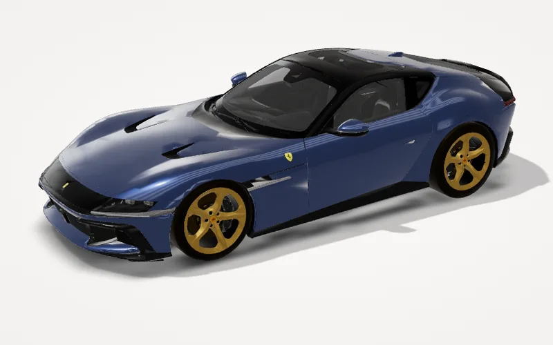 Ferrari 12Cilindri, vue de trois quarts