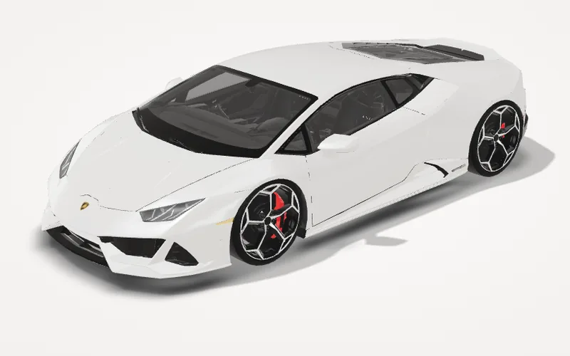 Lamborghini Huracán EVO, vue de trois quarts