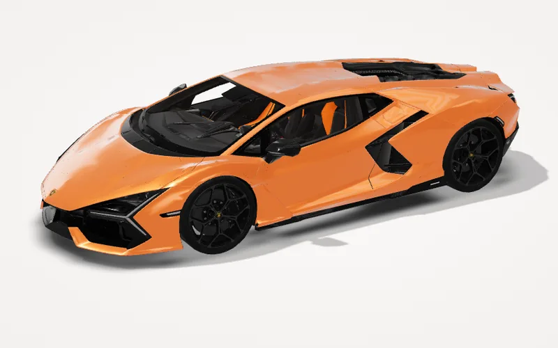 Lamborghini Revuelto, vue de trois quarts