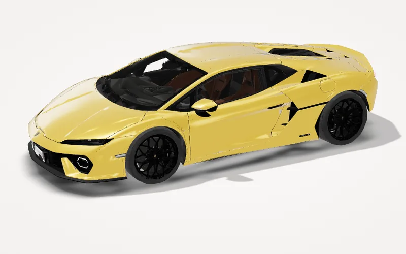 Lamborghini Temerario, vue de trois quarts